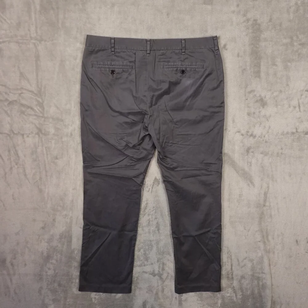 Bonobos Friday Straight Fit Chino Pants Men’s 36x30 Gray‎ Casual Office Everyday